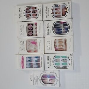NWOT Press-on Nail Sets (9 sets total)